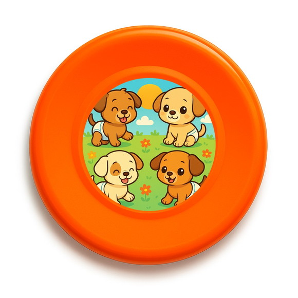 Disco de Arremesso Frisbee Cachorrinhos Baby - Imagem 2