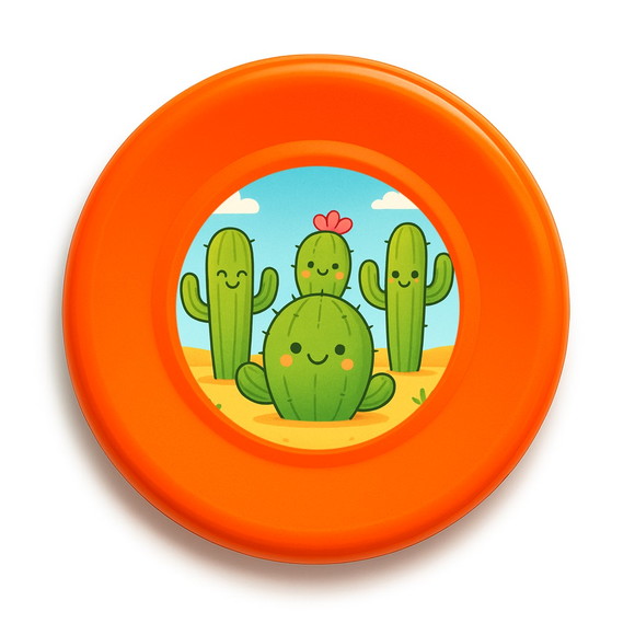 Disco de Arremesso Frisbee Cactos Fofos - Imagem 2