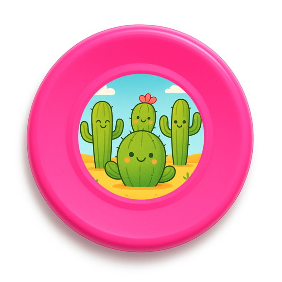 Disco de Arremesso Frisbee Cactos Fofos - Imagem 3