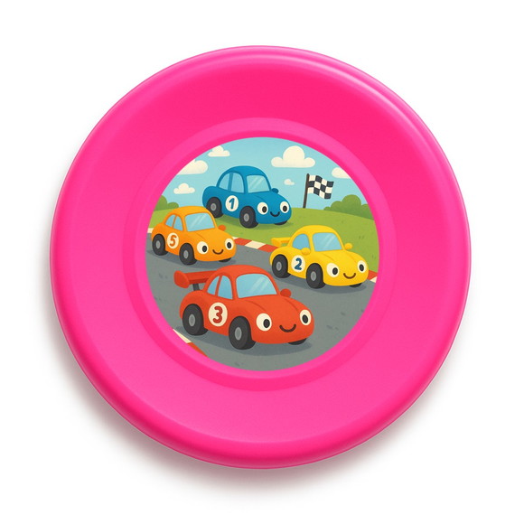 Disco de Arremesso Frisbee Carros de Corridas - Imagem 3