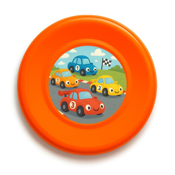 Disco de Arremesso Frisbee Carros de Corridas - Imagem 2