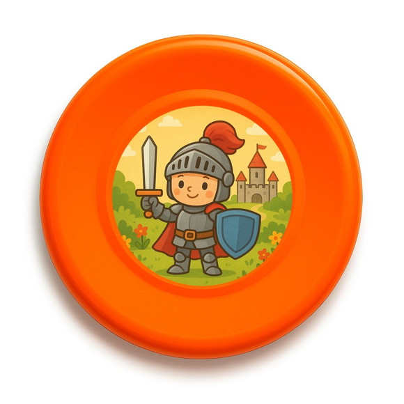 Disco de Arremesso Frisbee Cavaleiro Medieval - Imagem 2