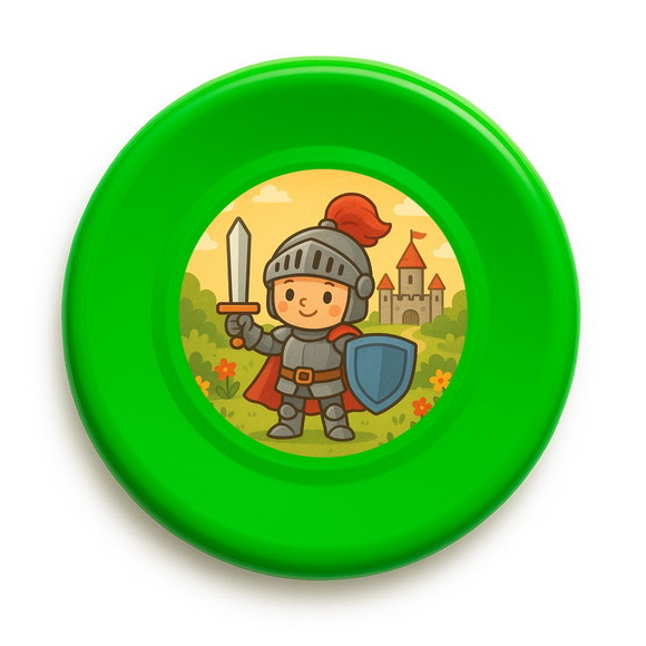 Disco de Arremesso Frisbee Cavaleiro Medieval - Imagem 5