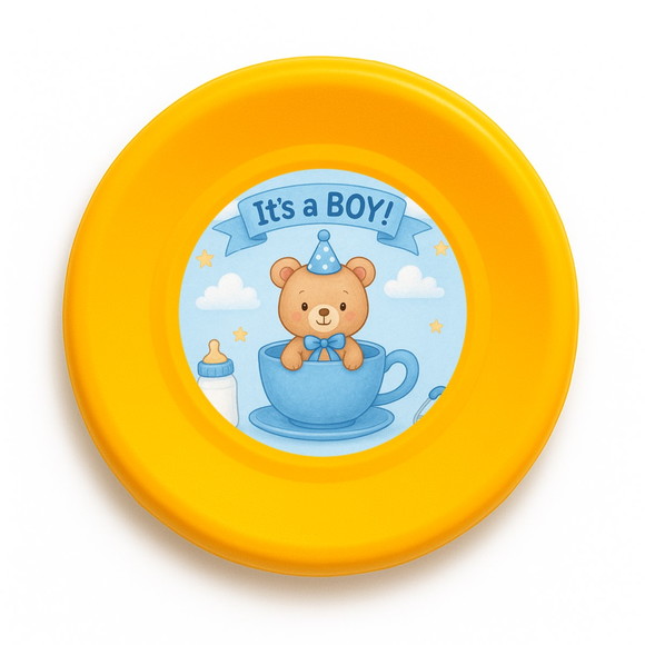 Disco de Arremesso Frisbee Chá de Bebê Menino