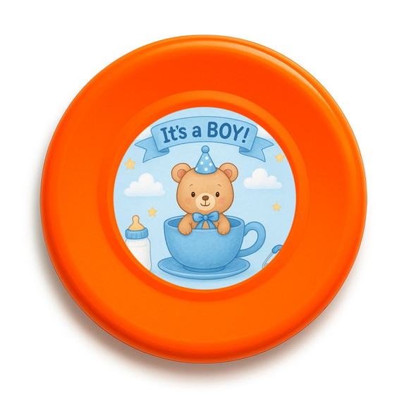Disco de Arremesso Frisbee Chá de Bebê Menino - Imagem 2