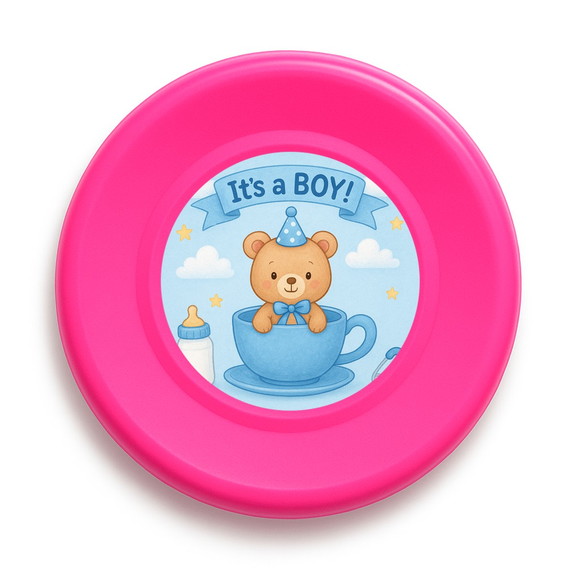 Disco de Arremesso Frisbee Chá de Bebê Menino - Imagem 3