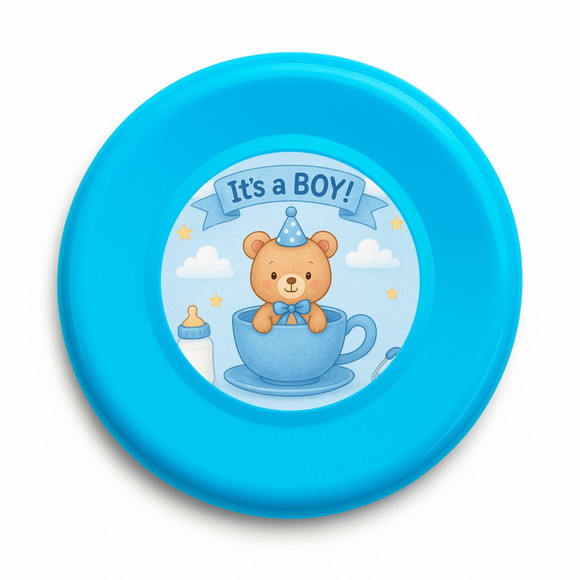 Disco de Arremesso Frisbee Chá de Bebê Menino - Imagem 4