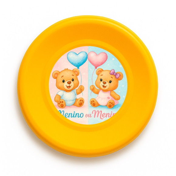 Disco de Arremesso Frisbee Chá de Revelação