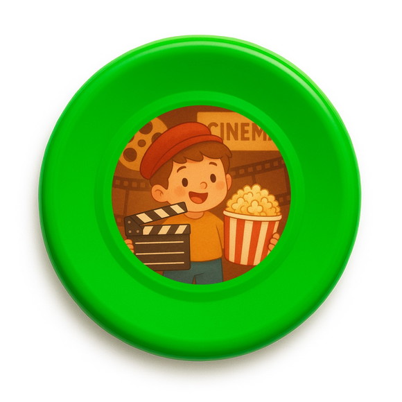 Disco de Arremesso Frisbee Cinema Antigo - Imagem 5