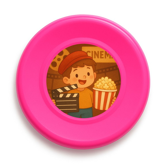 Disco de Arremesso Frisbee Cinema Antigo - Imagem 3