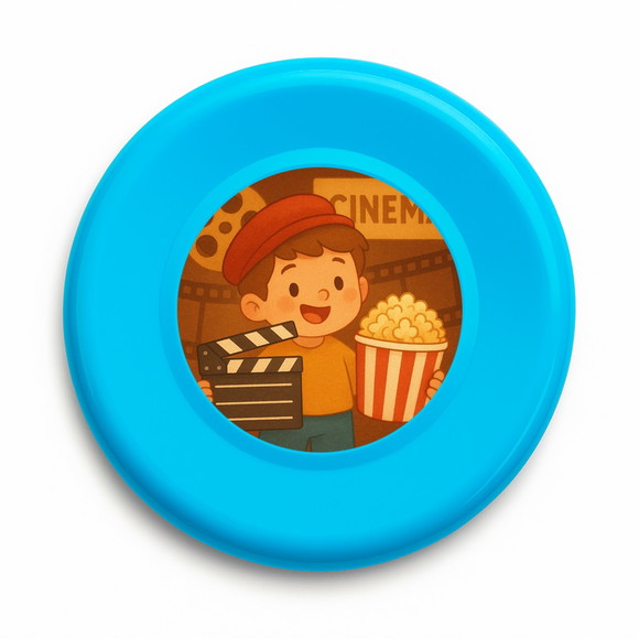 Disco de Arremesso Frisbee Cinema Antigo - Imagem 4