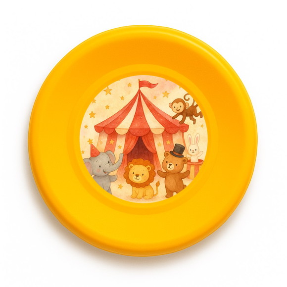 Disco de Arremesso Frisbee Circo Aquarela
