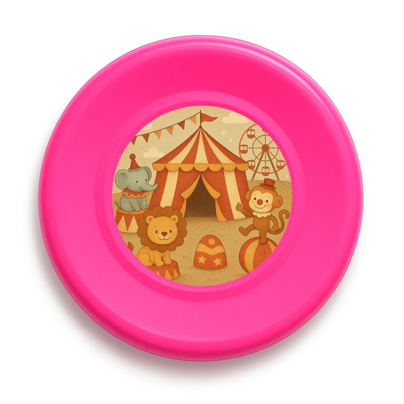 Disco de Arremesso Frisbee Circo Vintage - Imagem 3