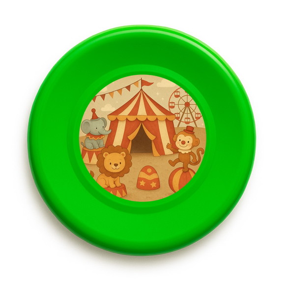 Disco de Arremesso Frisbee Circo Vintage - Imagem 5