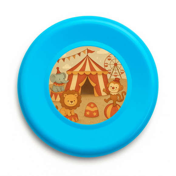 Disco de Arremesso Frisbee Circo Vintage - Imagem 4
