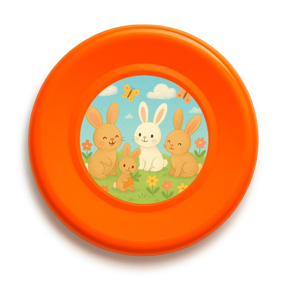 Disco de Arremesso Frisbee Coelhinhos - Imagem 2