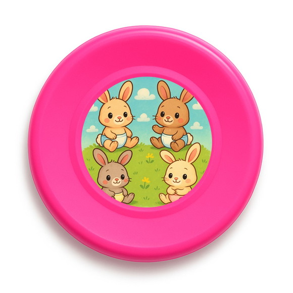 Disco de Arremesso Frisbee Coelhinhos Baby - Imagem 3