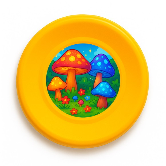 Disco de Arremesso Frisbee Cogumelos Mágicos