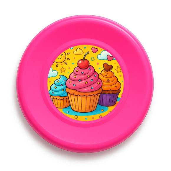 Disco de Arremesso Frisbee Cupcakes - Imagem 3