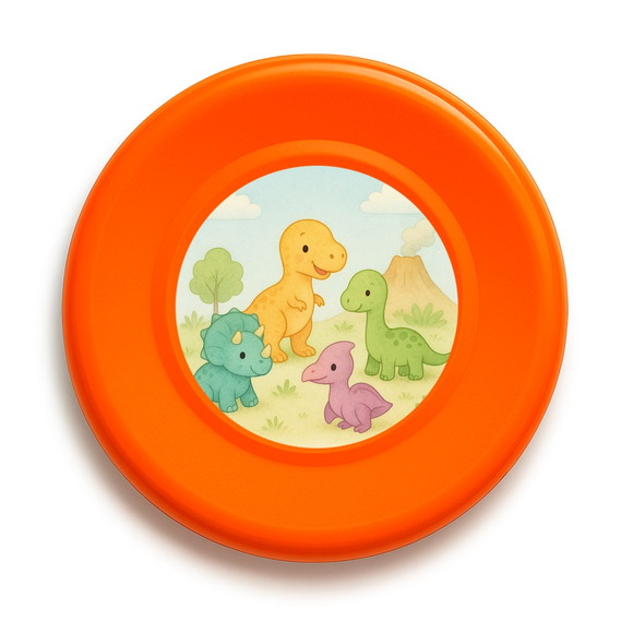 Disco de Arremesso Frisbee Dinossauros Baby - Imagem 2