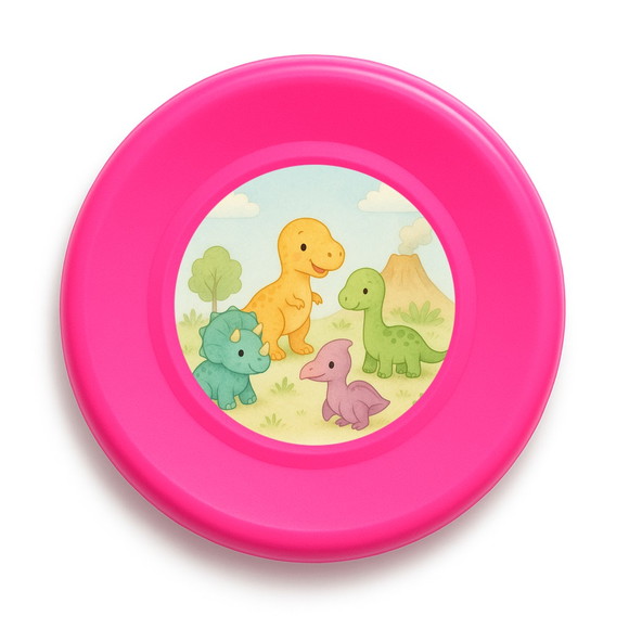 Disco de Arremesso Frisbee Dinossauros Baby - Imagem 3