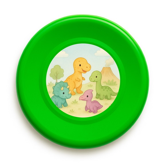Disco de Arremesso Frisbee Dinossauros Baby - Imagem 5