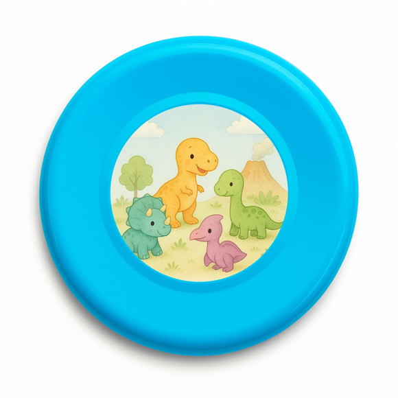 Disco de Arremesso Frisbee Dinossauros Baby - Imagem 4
