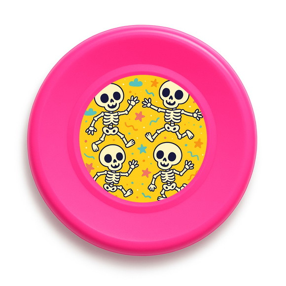 Disco de Arremesso Frisbee Esqueletinhos Kids - Imagem 3