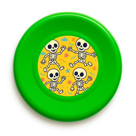 Disco de Arremesso Frisbee Esqueletinhos Kids - Imagem 5