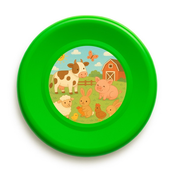 Disco de Arremesso Frisbee Fazendinha - Imagem 5