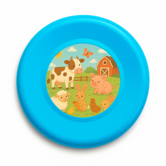 Disco de Arremesso Frisbee Fazendinha - Imagem 4