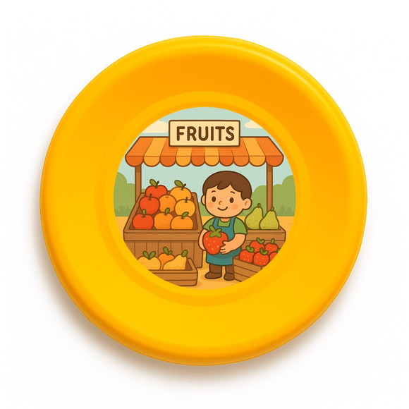 Disco de Arremesso Frisbee Feira de Frutas