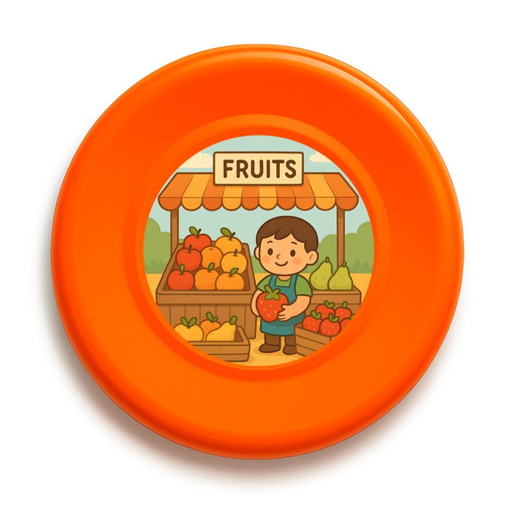 Disco de Arremesso Frisbee Feira de Frutas - Imagem 2