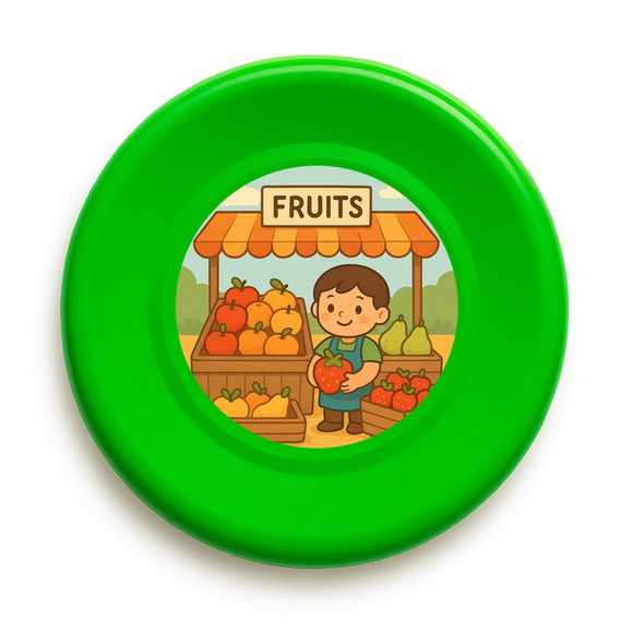 Disco de Arremesso Frisbee Feira de Frutas - Imagem 5