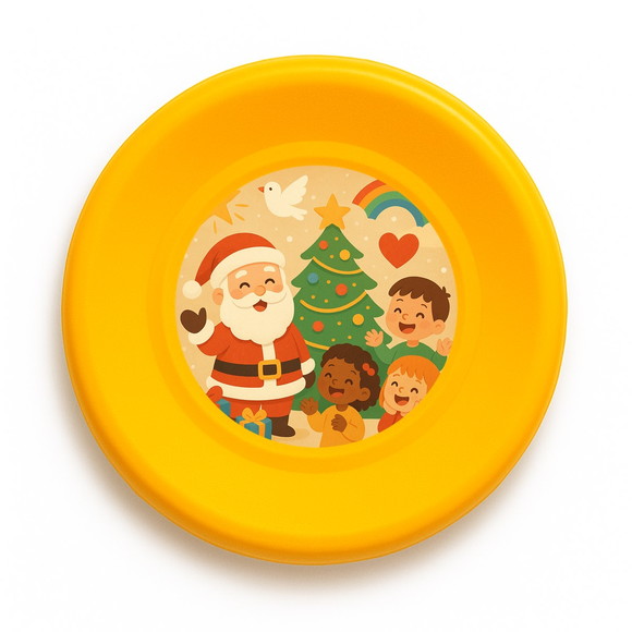 Disco de Arremesso Frisbee Feliz Natal