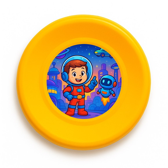 Disco de Arremesso Frisbee Futurismo Infantil