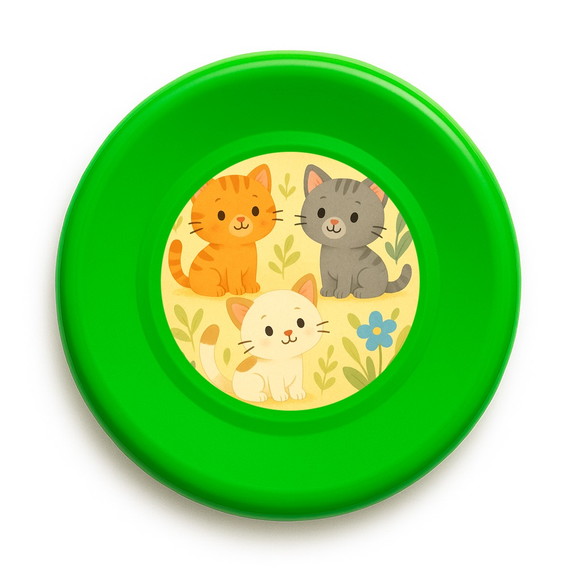 Disco de Arremesso Frisbee Gatinhos - Imagem 5