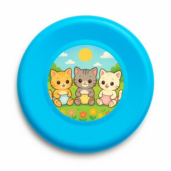 Disco de Arremesso Frisbee Gatinhos Baby - Imagem 4