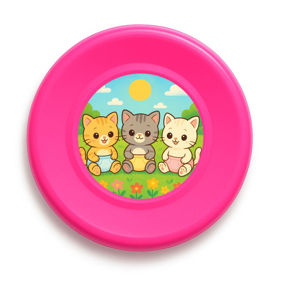 Disco de Arremesso Frisbee Gatinhos Baby - Imagem 3