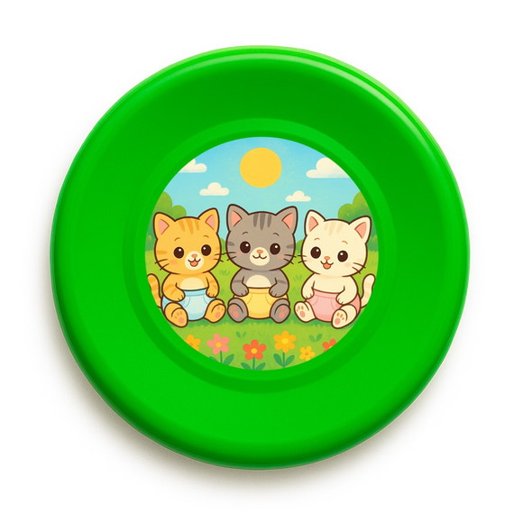 Disco de Arremesso Frisbee Gatinhos Baby - Imagem 5
