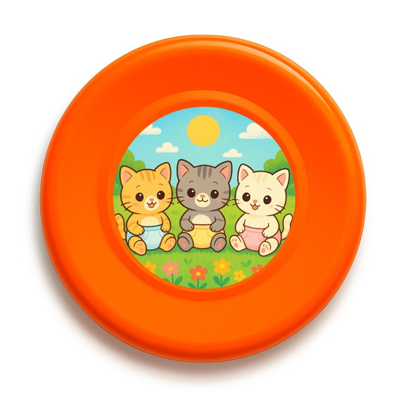 Disco de Arremesso Frisbee Gatinhos Baby - Imagem 2