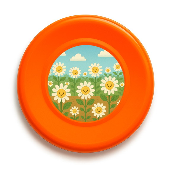 Disco de Arremesso Frisbee Margaridas - Imagem 2