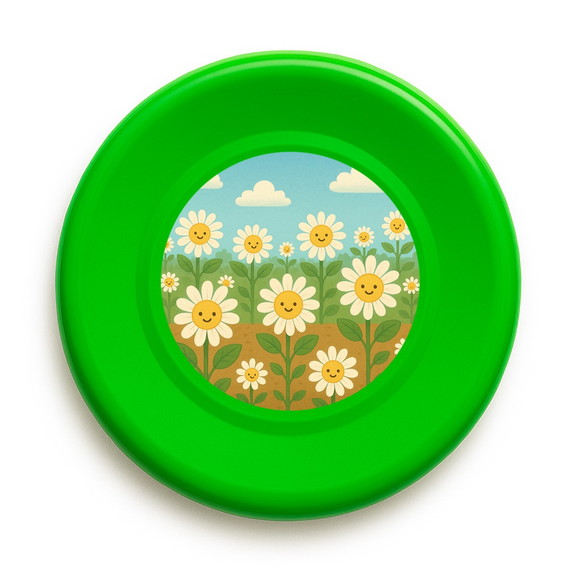 Disco de Arremesso Frisbee Margaridas - Imagem 5