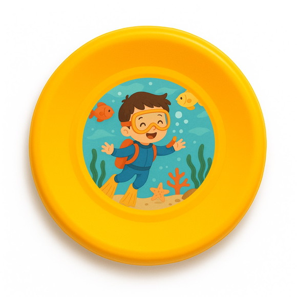 Disco de Arremesso Frisbee Menino Mergulhador