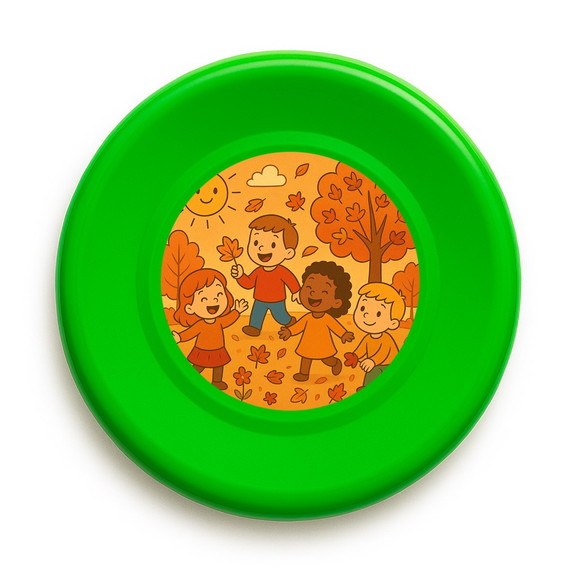 Disco de Arremesso Frisbee Outono Divertido - Imagem 5