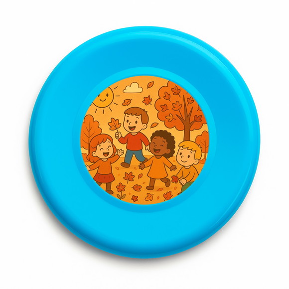 Disco de Arremesso Frisbee Outono Divertido - Imagem 4