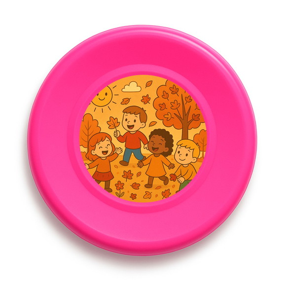 Disco de Arremesso Frisbee Outono Divertido - Imagem 3