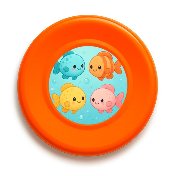 Disco de Arremesso Frisbee Peixinhos Baby - Imagem 2