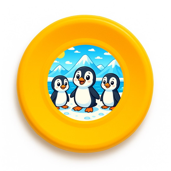 Disco de Arremesso Frisbee Pinguins