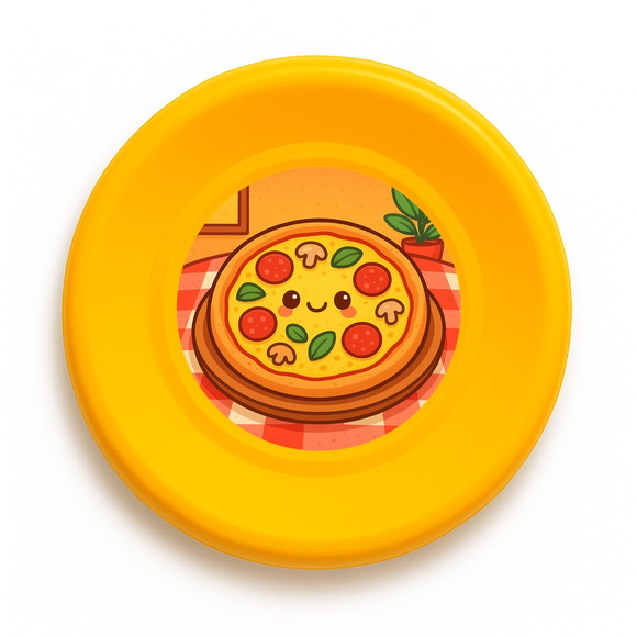 Disco de Arremesso Frisbee Pizza Divertida